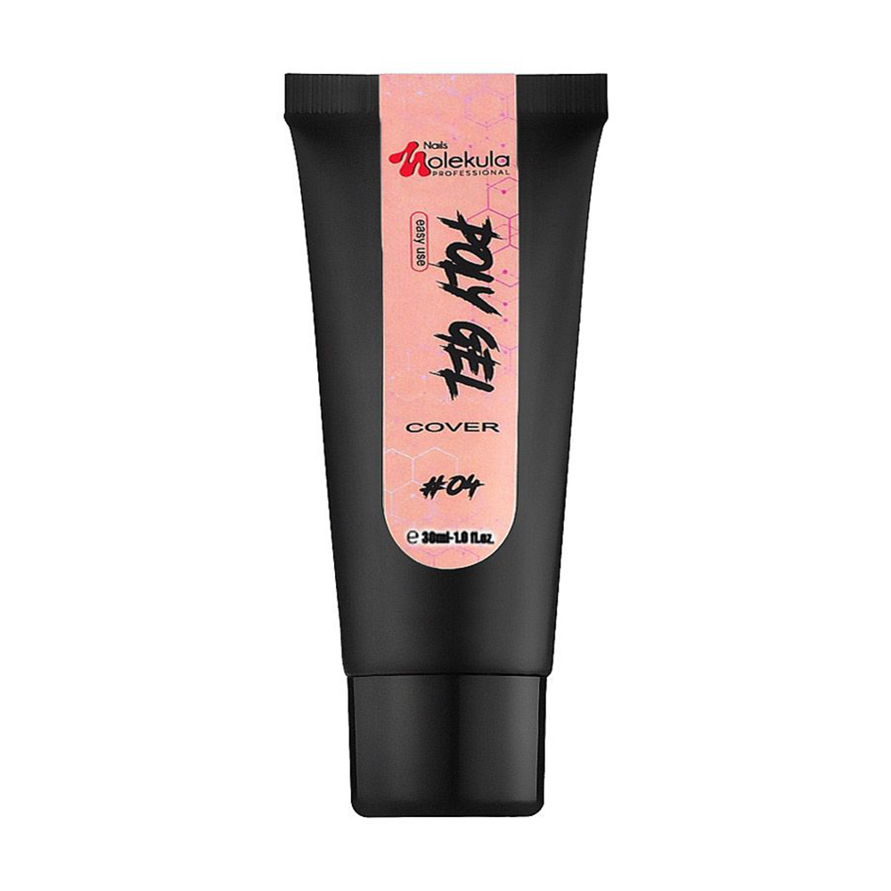 Полігель для нігтів Nails Molekula Professional Poly Gel 04 Cover, 30 мл